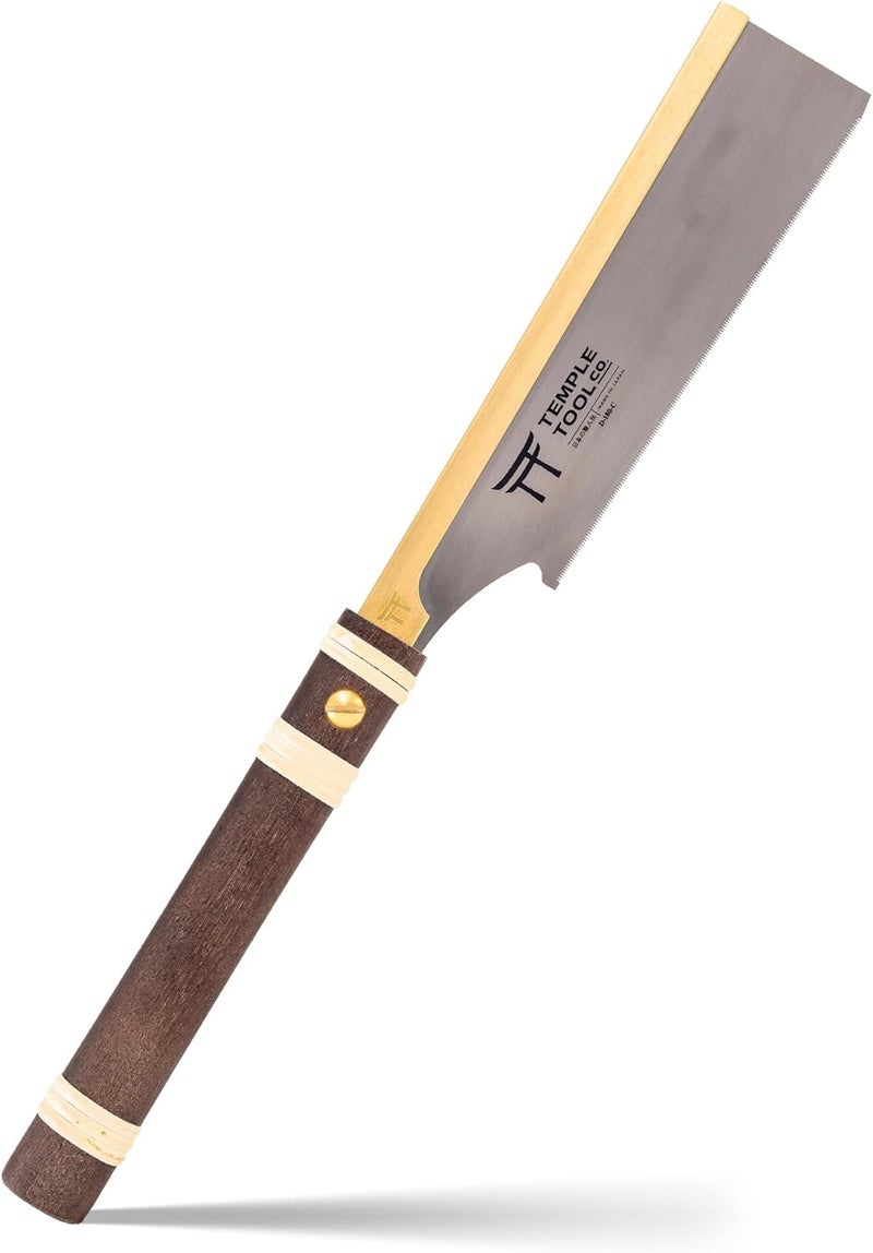 Temple Tool Japanese Pull Saw - Ultra Fine Dozuki 7 for Kumiko 0.2mm blade - Dovetail saw Dozuki Wood Saw - Co. - Image 1